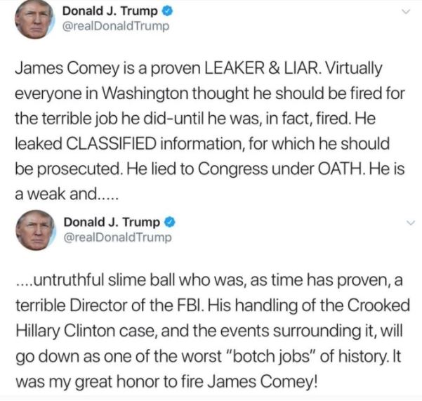 TT Comey firing