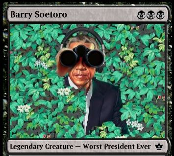 BArry spying
