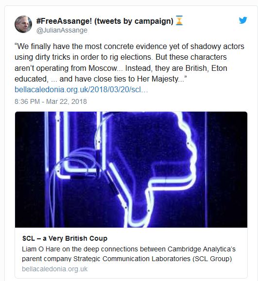 Julian Assange March 22