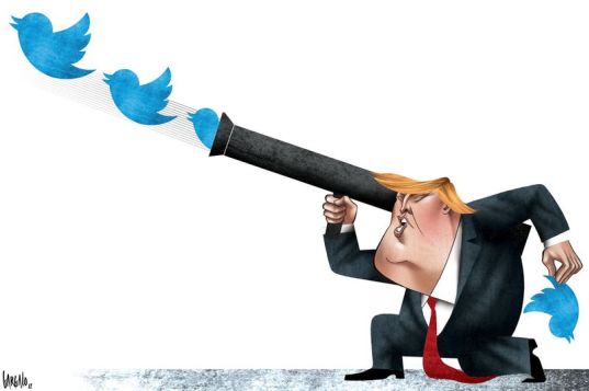 Trump twitter gun
