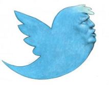 Trump as a twitter bird