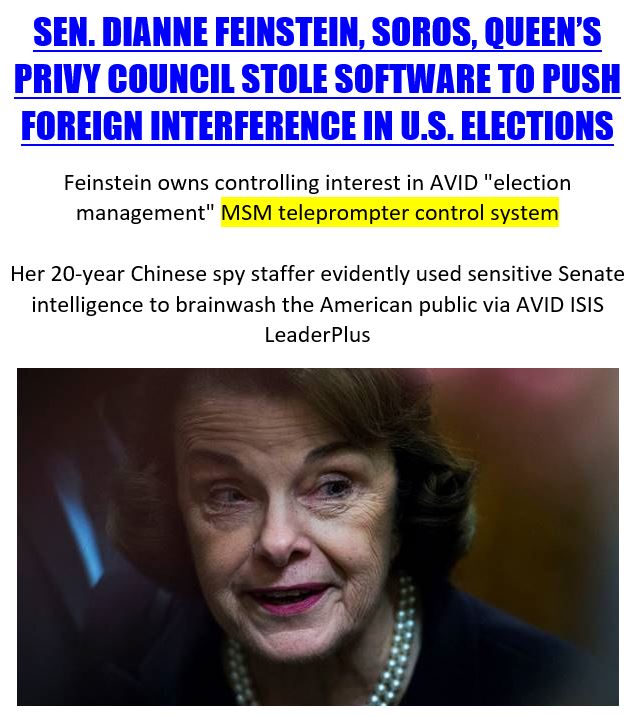 Dianne Feinstein AVID
