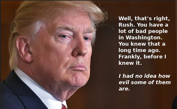 Trump on evil