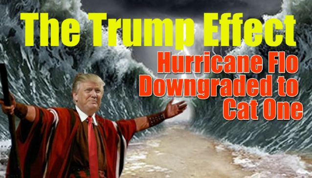 Trump effect on hurricane flo