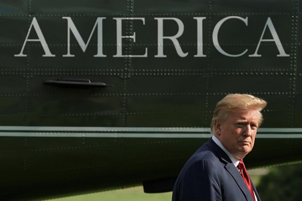 President Donald Trump returns to the White House