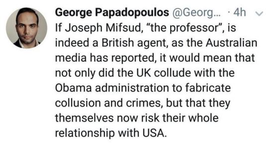 George P tweet