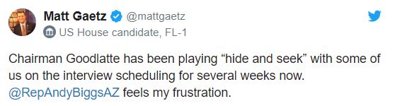 MAtt Gaetz Goodlatte