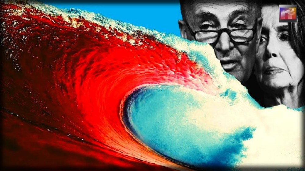 Red wave with schumer watching