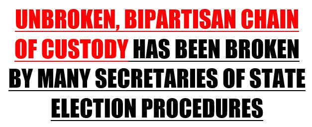 Bipartisan chain of custody