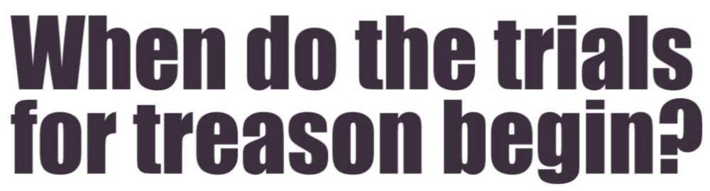 trials for treason