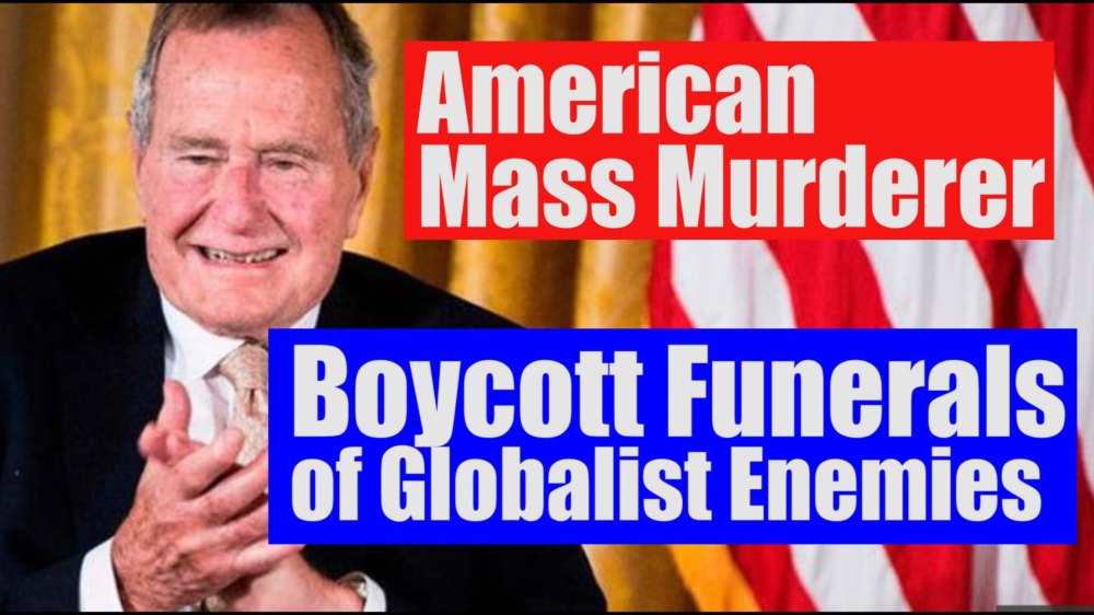 Boycott Bush funeral