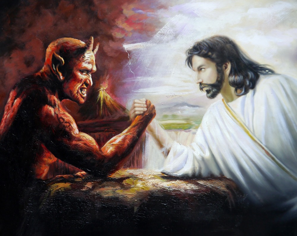 devil and jesus