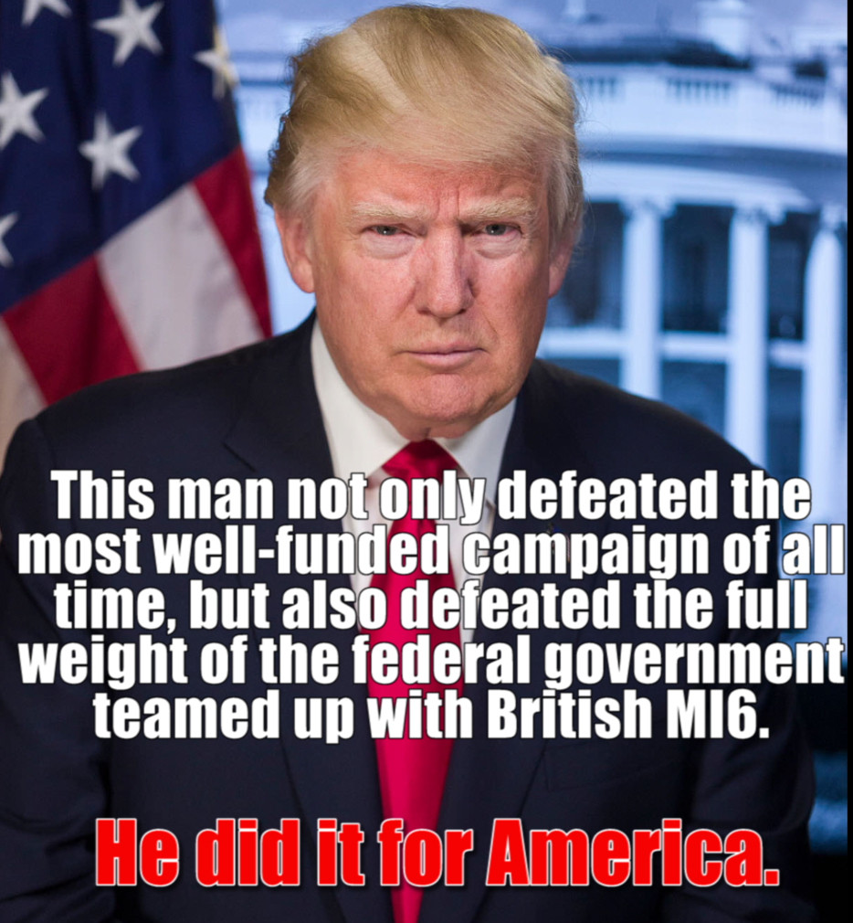 Trump did it for America